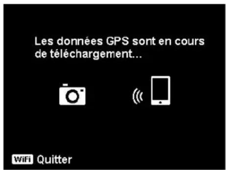Les données GPS sont en cours de téléchargement... WiFi Quitter