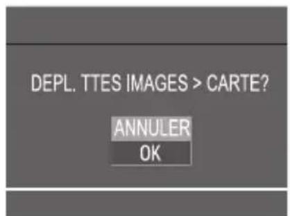 ROLLEI RCP-8325X - ■ Déplacer les images vers la carte - 2