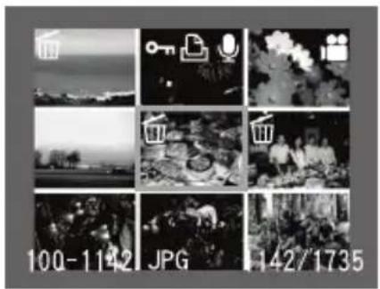 ROLLEI RCP-10325X - ■ Suppression d'images et de clips vidéo - 2