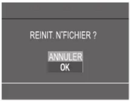 ROLLEI RCP-10325X - ■ Reconfiguration du numéro de fichier - 2