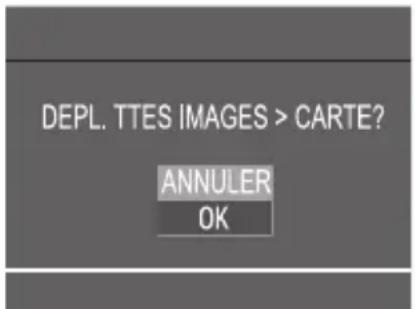ROLLEI RCP-10325X - ■ Déplacer les images vers la carte - 2