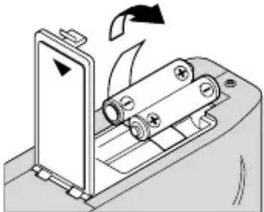 KODAK Advantix F320 - LOADING THE BATTERIES - 2