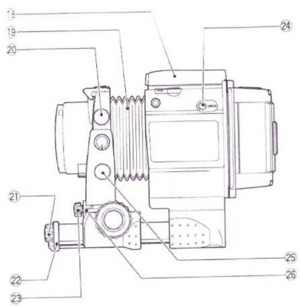 FUJI GX680III - NAMES OF PARTS / BEZEICHNUNG DER TEILE / NOMENCLATURE / NOMENCLATURA - 2