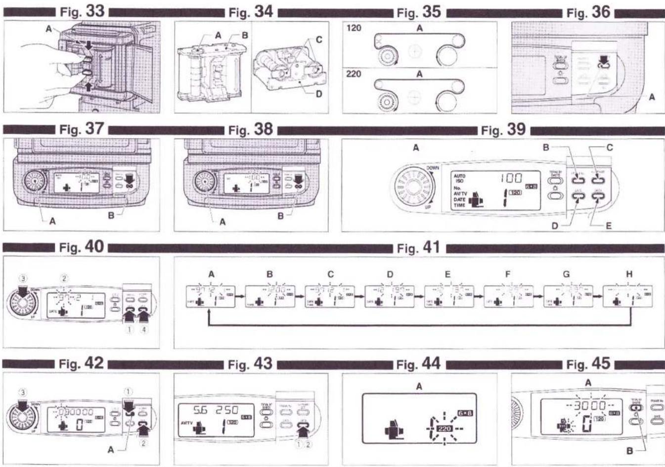 FUJI GX680III - NAMES OF PARTS / BEZEICHNUNG DER TEILE / NOMENCLATURE / NOMENCLATURA - 40