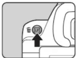PENTAX KF - Appuyez sur LV à l'étape 5 de "Prise de vue avec le viseur" (p. 32). - 1