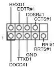 RRXD1 DDTR#1 DDSR#1 CCTS#1 RRI#1 RRTS#1 GND TTXD1 DDCD#1
