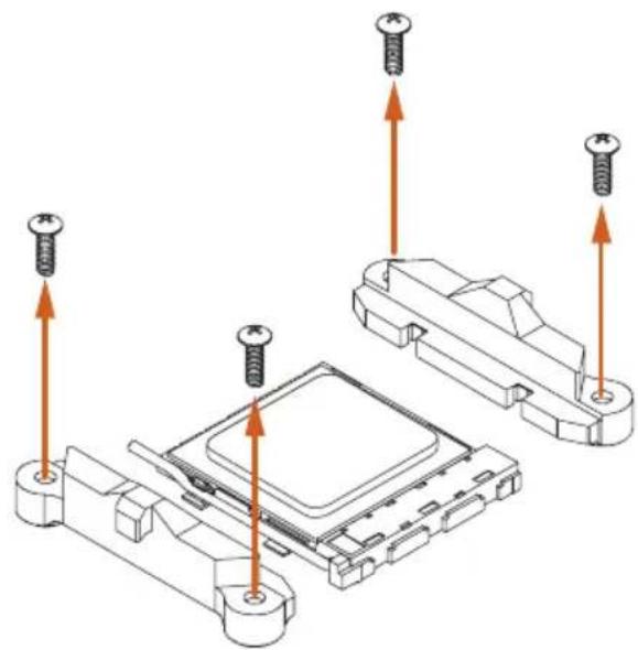 ASROCK AB350M Pro4 - Installing the CPU Box Cooler SR1 - 1