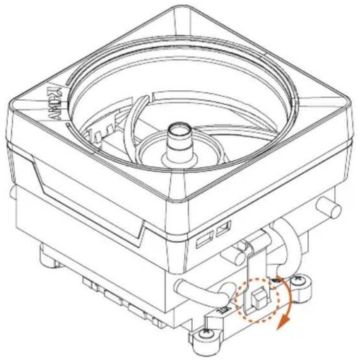 ASROCK AB350M Pro4 - Installing the AM4 Box Cooler SR3 - 3