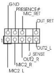 GND PRESENCE# MIC_RET OUT_RET J.SENSE OUT2_R MIC2_R MIC2_L