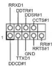 RRXD1 DDTR#1 DDSR#1 CCTS#1 RRI#1 RRTS#1 GND TTXD1 DDCD#1