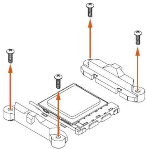 ASROCK X370 Pro4 - Installing the CPU Box Cooler SR1 - 1