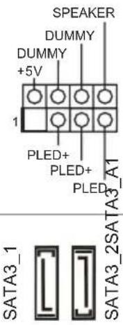 ASROCK X370 Pro4 - HDLED (Festplattenaktivitäts-LED): - 1