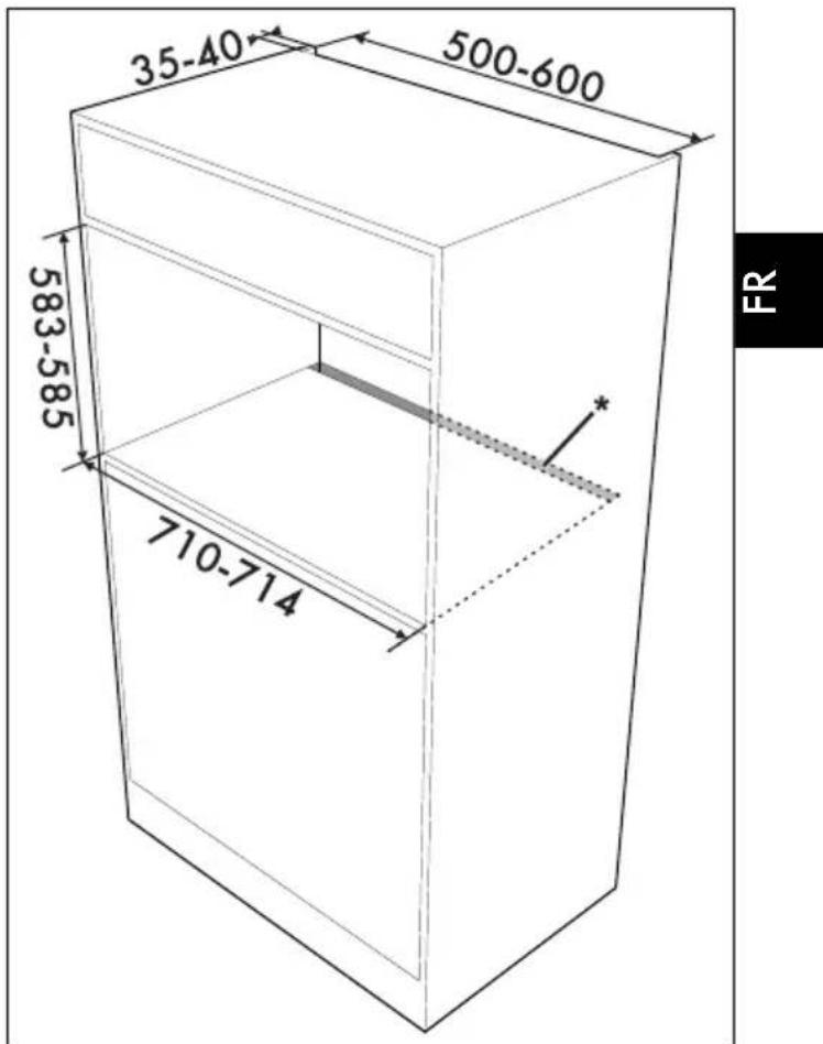 SMEG SO5100TB3 - Encastrement en colonne (mm) - 3