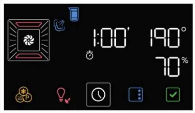SMEG SO6102S3PG - Sélection d'une cuisson avec vapeur assistée - 8