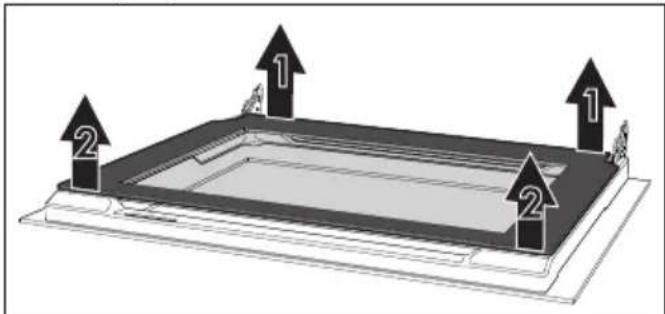 SMEG SO6102S3PG - Démontage des vitres internes - 1