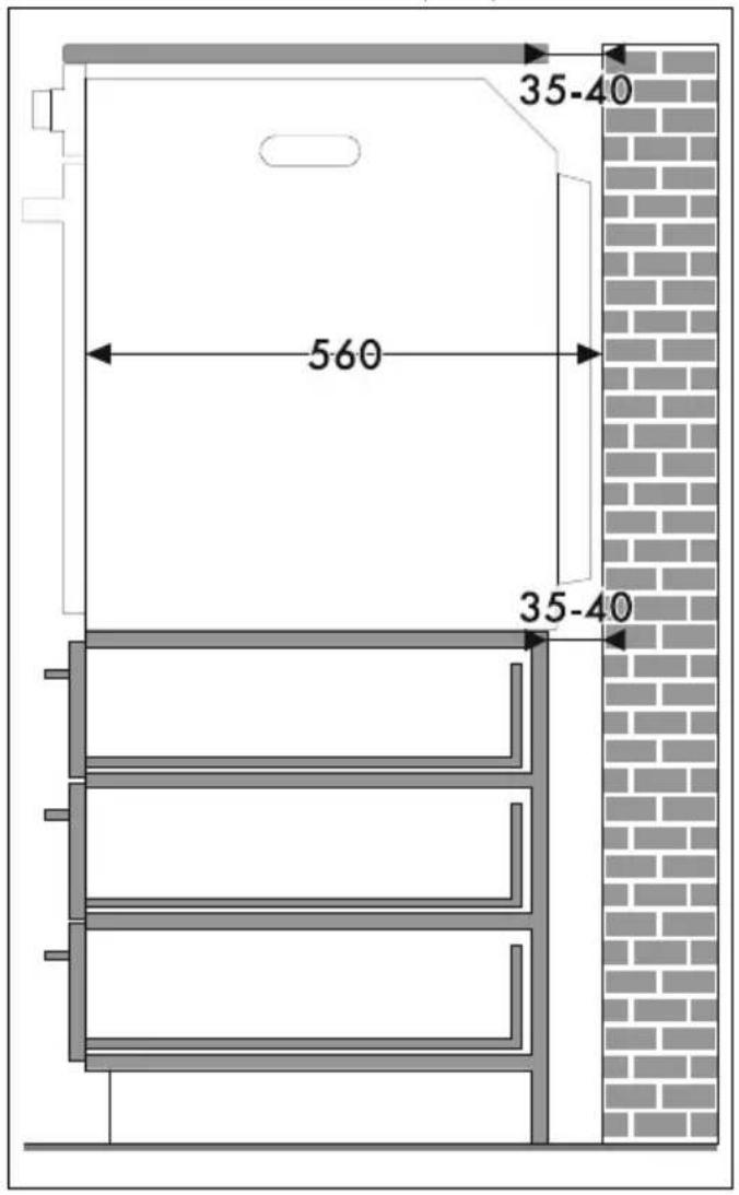 SMEG SO6102M2G - Position du câble d'alimentation - 9