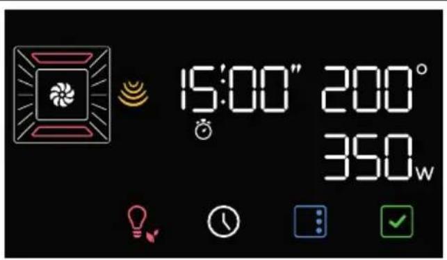 15:00" 200° 350w