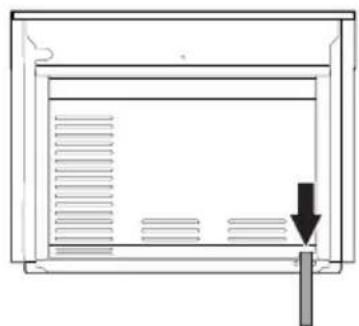 SMEG SO4902M1X - Position du câble d'alimentation - 1