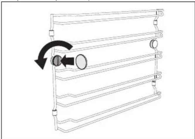 SMEG SO6102M2B3 - Démontage des glissières de support pour grilles et lèchefrites - 4