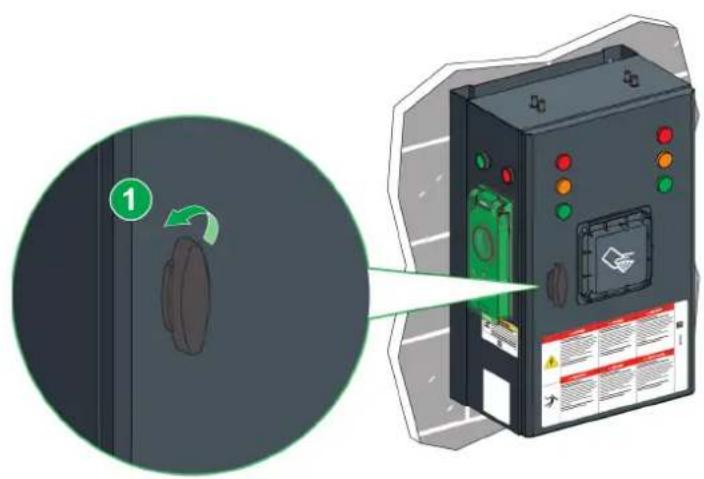SCHNEIDER EVlink Parking EVF2S22P04R - Tightening the cable glands / Serrage des presse-étoupes - 3