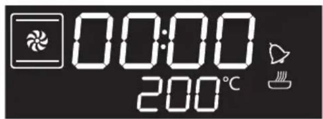 00:00 200°C