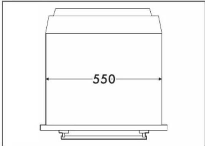 SMEG SO4902M1N - Afmetingen van het apparaat (mm) - 3