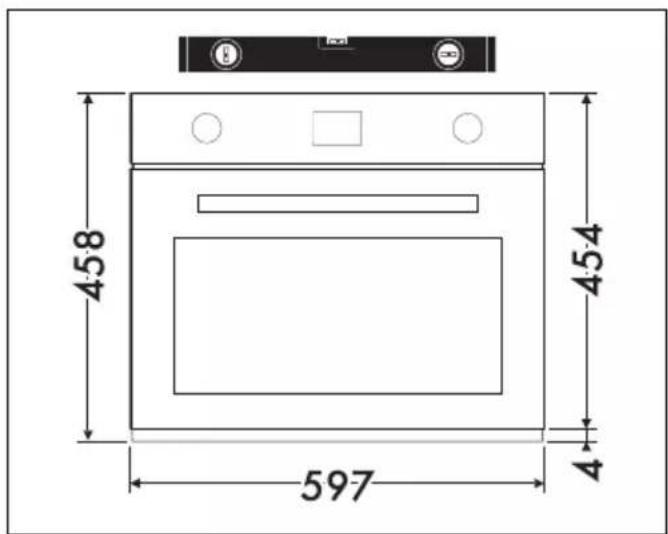 SMEG SO4902M1N - Dichtung der Bedienblende - 2