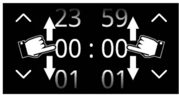 23 59 00 : 00 01 01