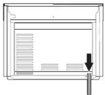 SMEG SO4604M2PNR - Position du câble d'alimentation - 1