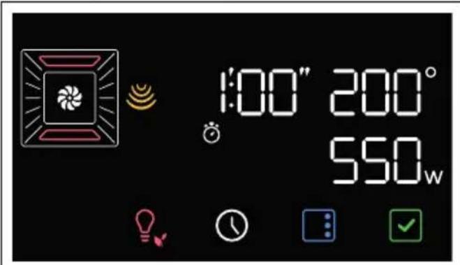 1:00" 200° 550w