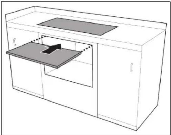 SMEG SO4102S3B3 - Encastrement sous les plans de cuisson (mm) (uniquement sur les modèles à pyrolyse) - 1