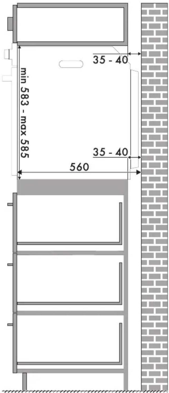 min 583 - max 585 35 - 40 35 - 40 560