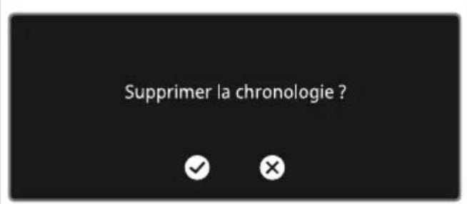 SMEG SBC4604WNR - Effacer la chronologie - 3