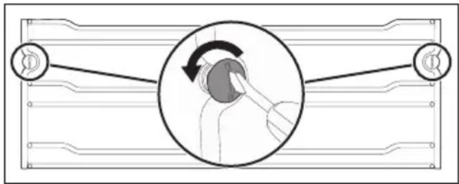 SMEG SBC4604WNR - Démontage des glissières de support pour grilles et lèchefrites - 1