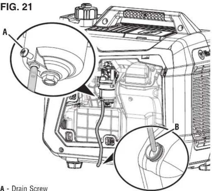 FIG. 21 A - Drain Screw B