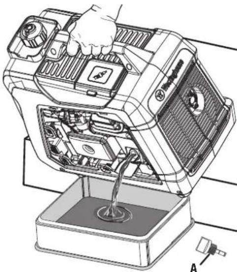 WESTINGHOUSE iGen2550DFc - CHANGING THE ENGINE OIL - 2