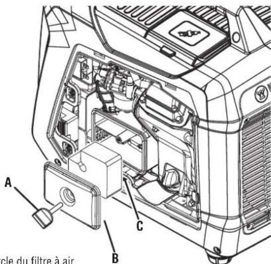 A C B cle du filtre à air