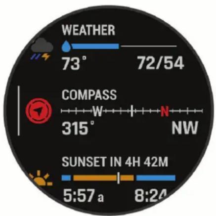 GARMIN fēnix 7X Pro - Appuyez sur UP ou DOWN. - 1