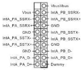 Vbus/Vbus IntA_PB_SSRX- IntA_PB_SSRX+ GND GND IntA_PB_SSTX- IntA_PB_SSTX+ GND GND IntA_PB_D- IntA_PB_D+ Dummy