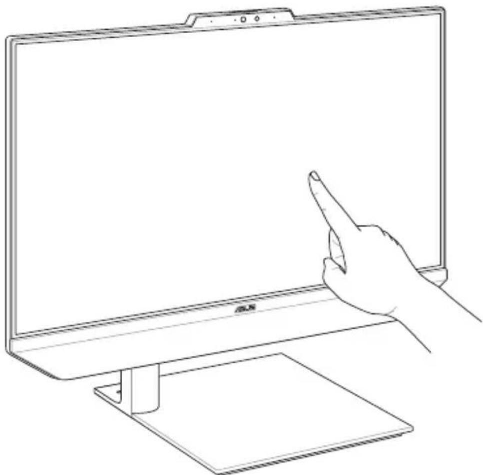 ASUS Zen AiO M5401 - Utiliser l'écran tactile (sur une sélection de modèles uniquement) - 1