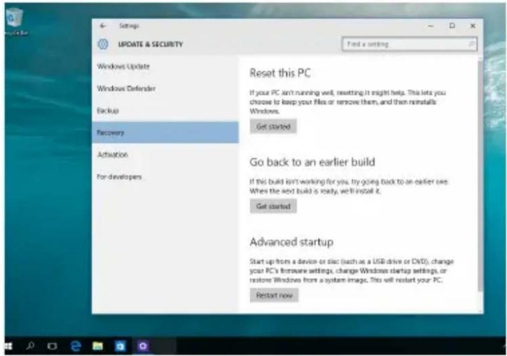 ASUS Zen AiO M5401 - Utiliser une option de restauration - 2