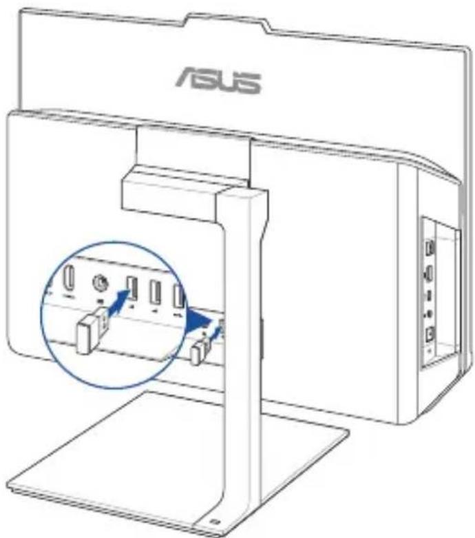 ASUS Zen AiO M5401 - Connector un clavier ou une souris sans fil - 2
