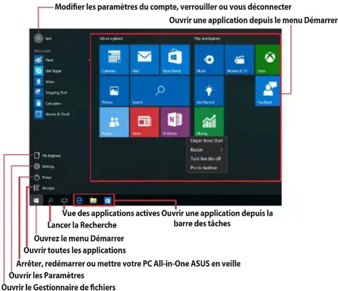 ASUS Zen AiO M5401 - Menu Démarrer - 1