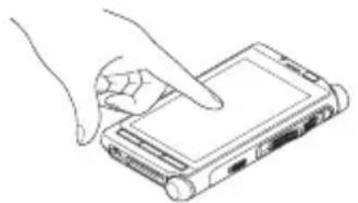 OLYMPUS VoiSquare DS F1 - Ovládání dotykového displeje - 1