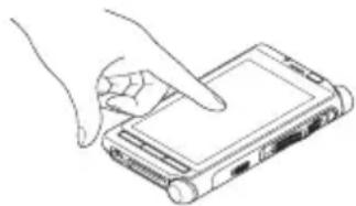 OLYMPUS VoiSquare DS F1 - Funciones de la pantalla táctil - 1