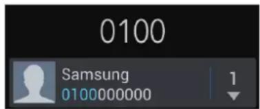 SAMSUNG GT-S7262 - Saisie intuitive de numéros - 1