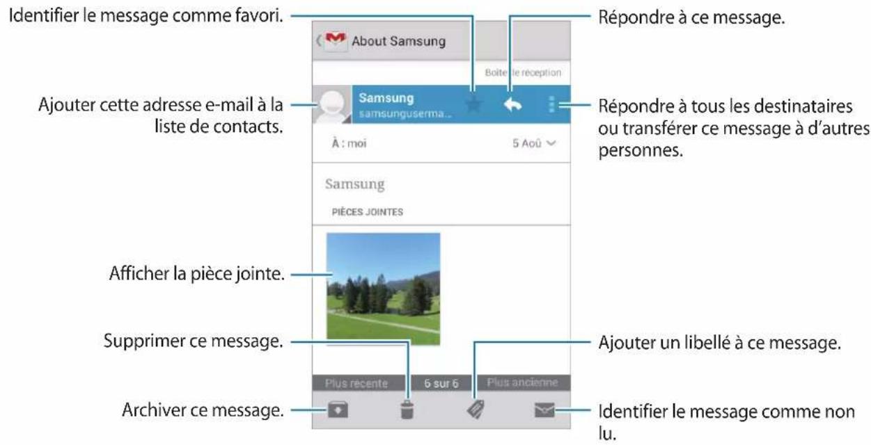 SAMSUNG GT-S7262 - Lire des e-mails - 1