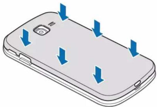 SAMSUNG GT-S7262 - Remettez le cache en place. - 1