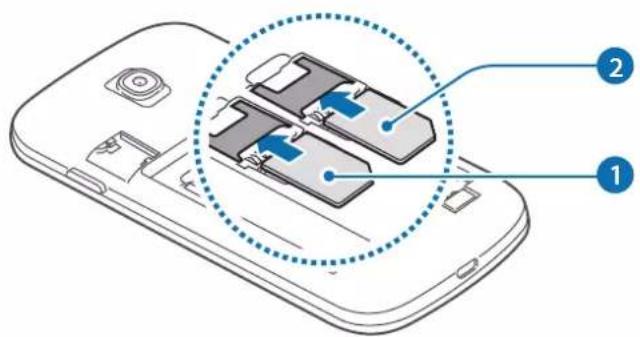 SAMSUNG GT-S7262 - Installer la carte SIM et la batterie - 4