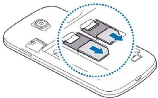 SAMSUNG GT-S7262 - Retirer la carte SIM et la batterie - 2